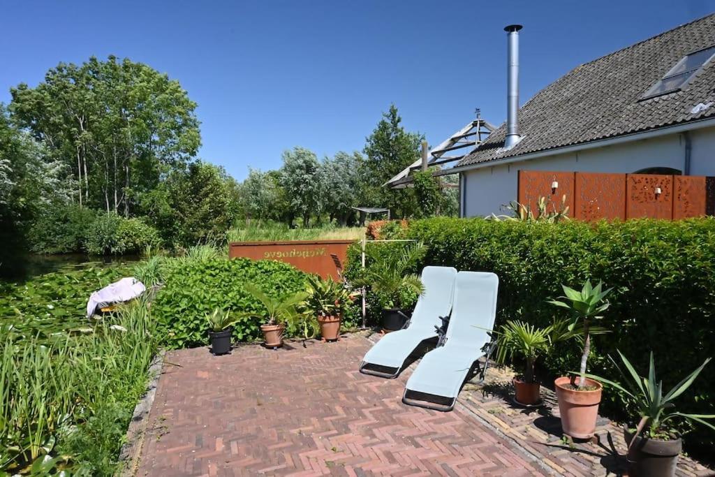 Luxe Woonboerderij In De Natuur. Nieuwkoop 外观 照片